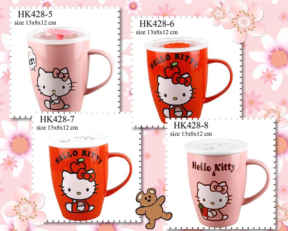 Botol, cetakan, Gelas, sendok, garpu, mangkok, piring , tempat bekal Hello Kitty