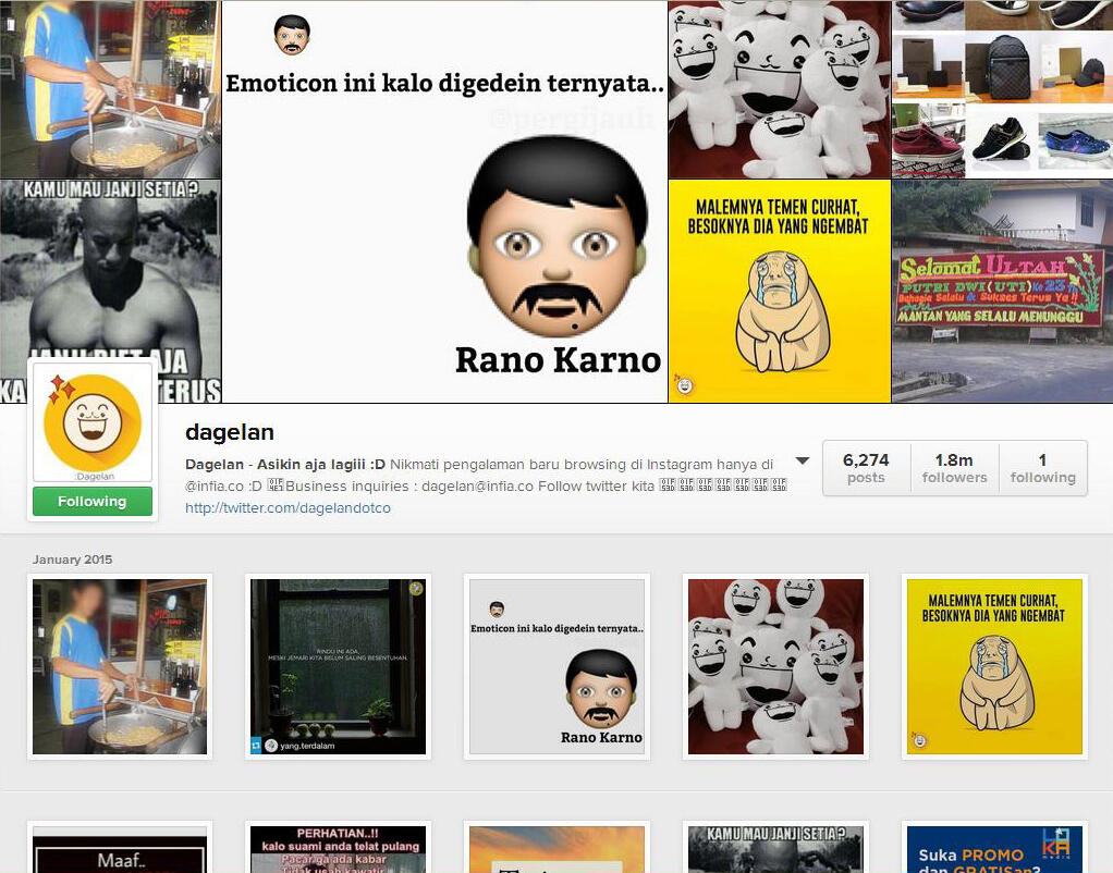 Beberapa Akun Instagram Indonesia (Non-Selebritis) yang Beda dari Biasanya