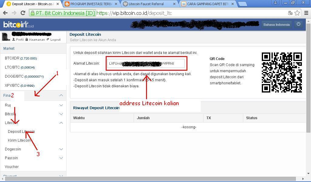 Cara Mudah dapat Bitcoin Dogecoin Litecoin Gratis Simple!!! Apalagi dgn Refferal