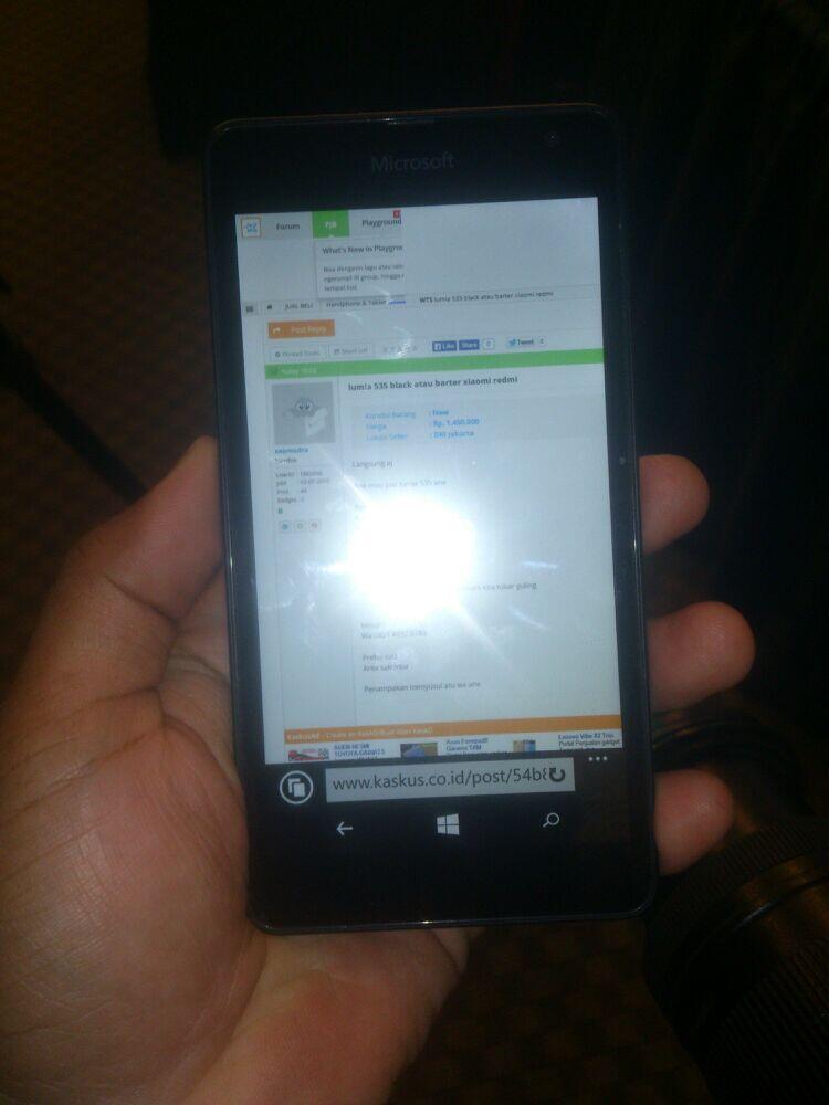 lumia 535 black atau barter xiaomi redmi