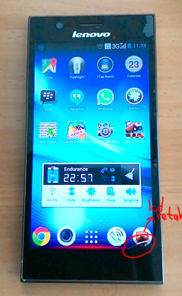 Lenovo K900 - Grey - 16 GB- fullset box second Jakarta