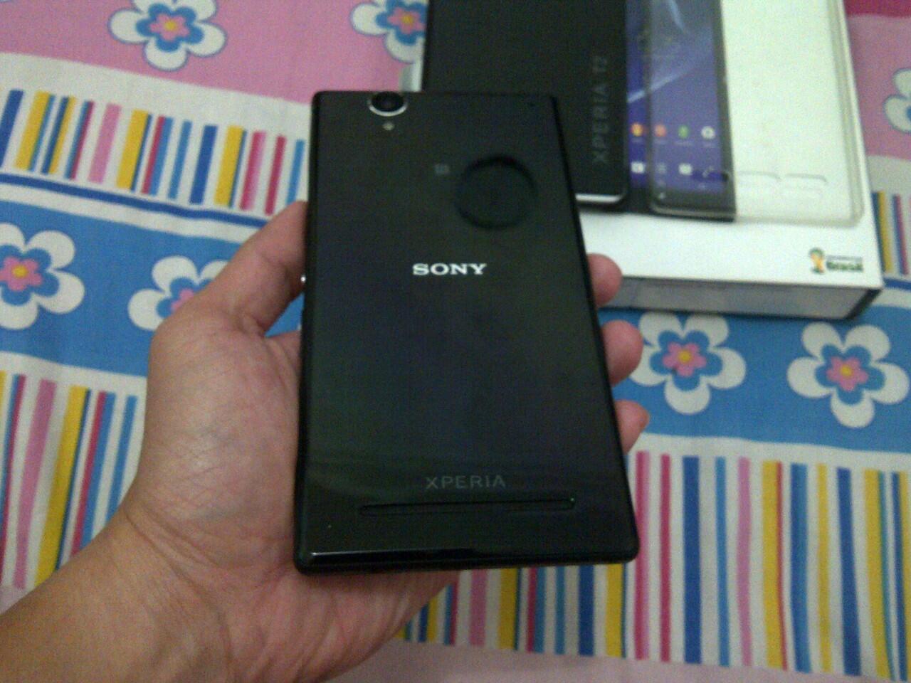 Jual Sony T2 ultra black garansi resmi Sony 9 bulan