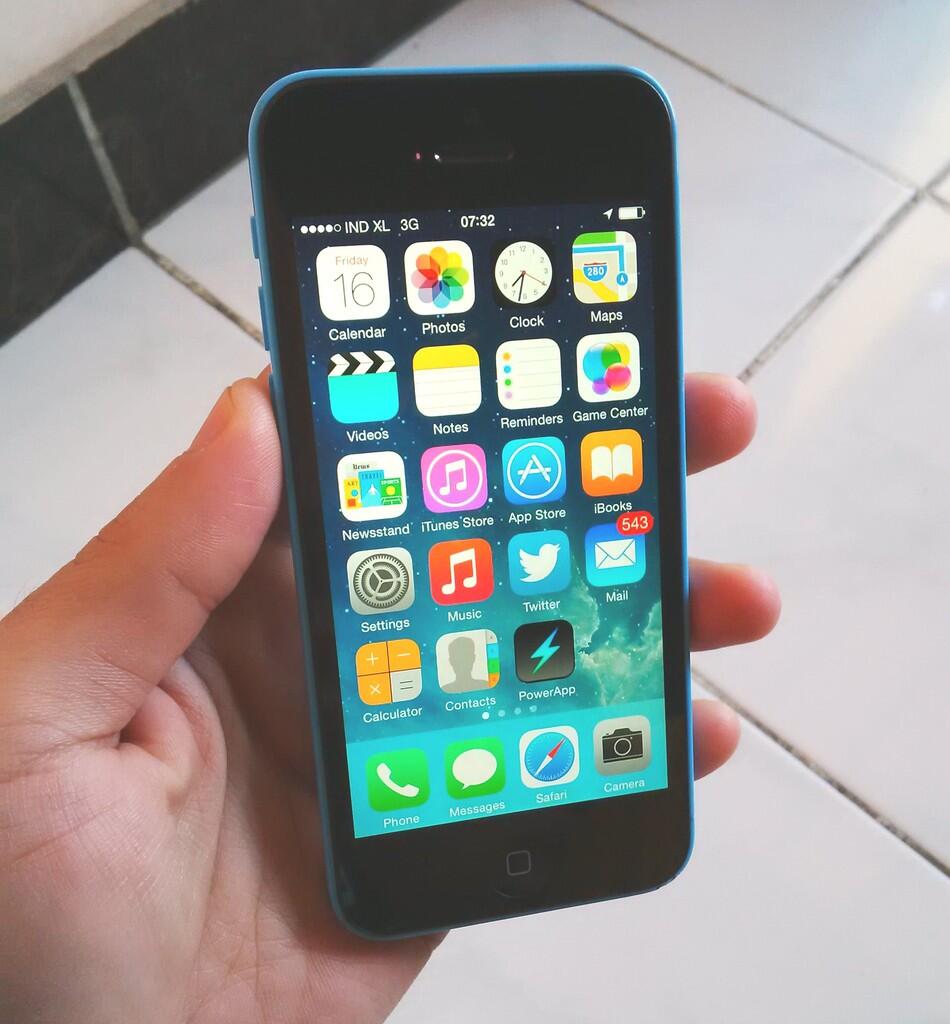 Iphone 5C Blue 32gb Termurah Solo