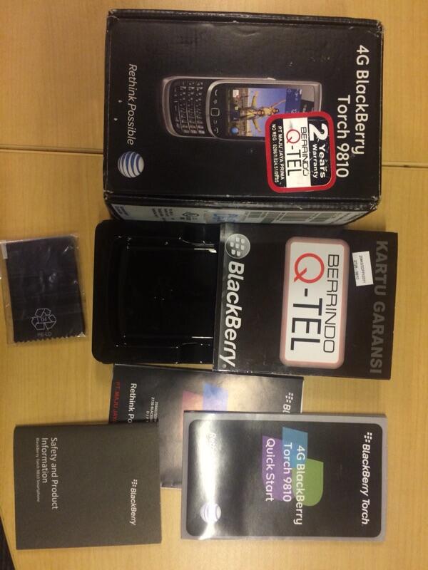 BLACKBERRY TORCH 2 9810 4G FULLSET