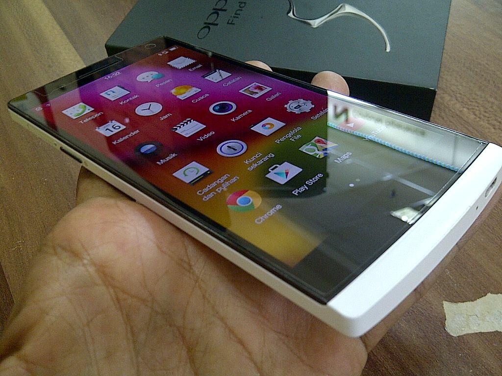 jual oppo fine 5 32gb 99% mulus lengkap garansi