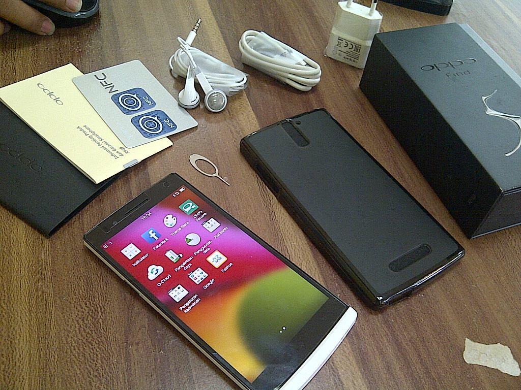 jual oppo fine 5 32gb 99% mulus lengkap garansi