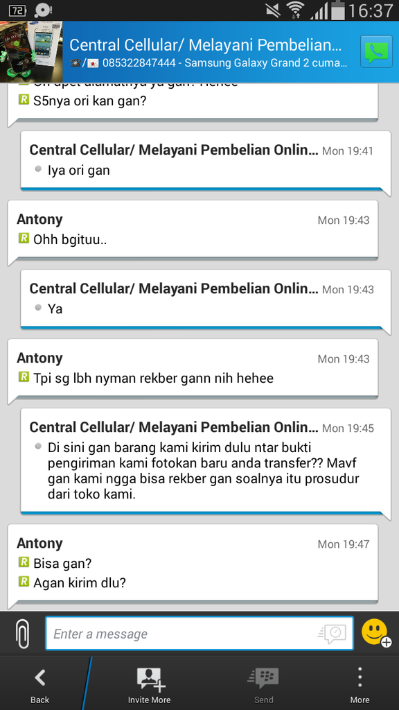 Hati - hati dengan seller penipu (Roman Mustafa)