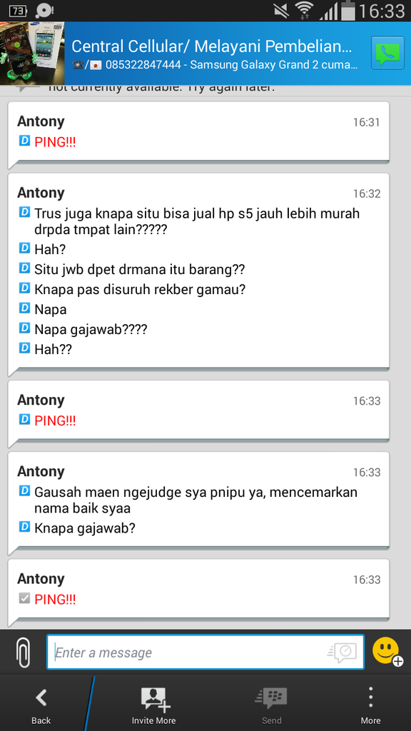 Hati - hati dengan seller penipu (Roman Mustafa)