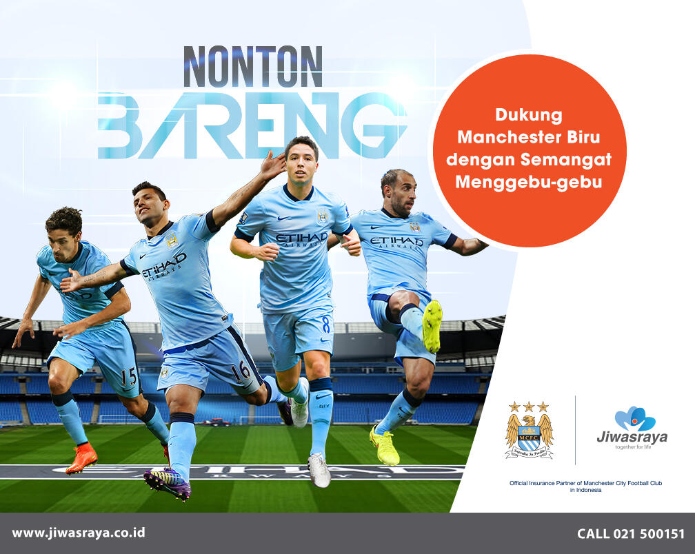 Nobar Seru Pertandingan Manchester City di 4 Kota