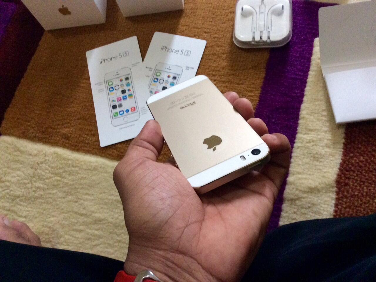 iPhone 5S 16GB Gold second Muluslussluss murah rekber ok!!!