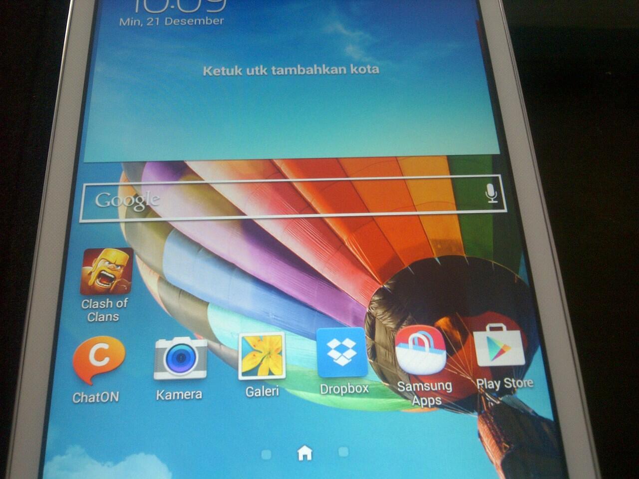 WTS Samsung Galaxy Tab 3 8 inch SM T311 Fullset Bandung