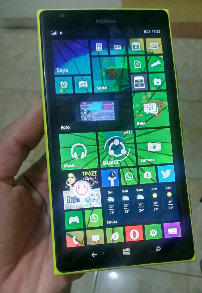 lumia 1520 kuning (abangnya lumia 930)