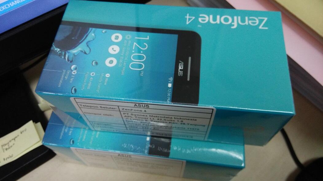asus zenfone 4 warna biru bnib garansi resmi asus indonesia murah maknyusss