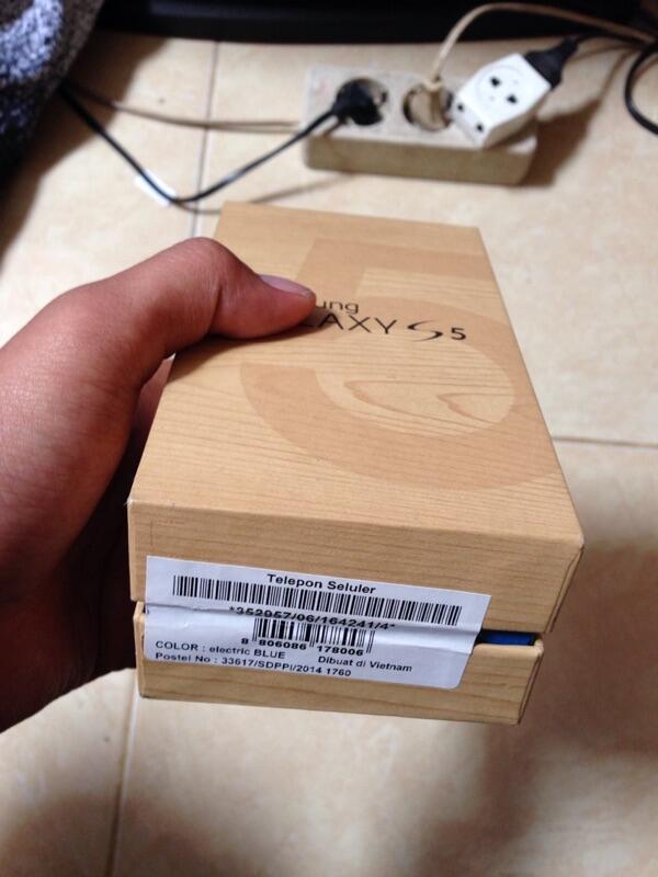 Samsung galaxy s5 biru Solo