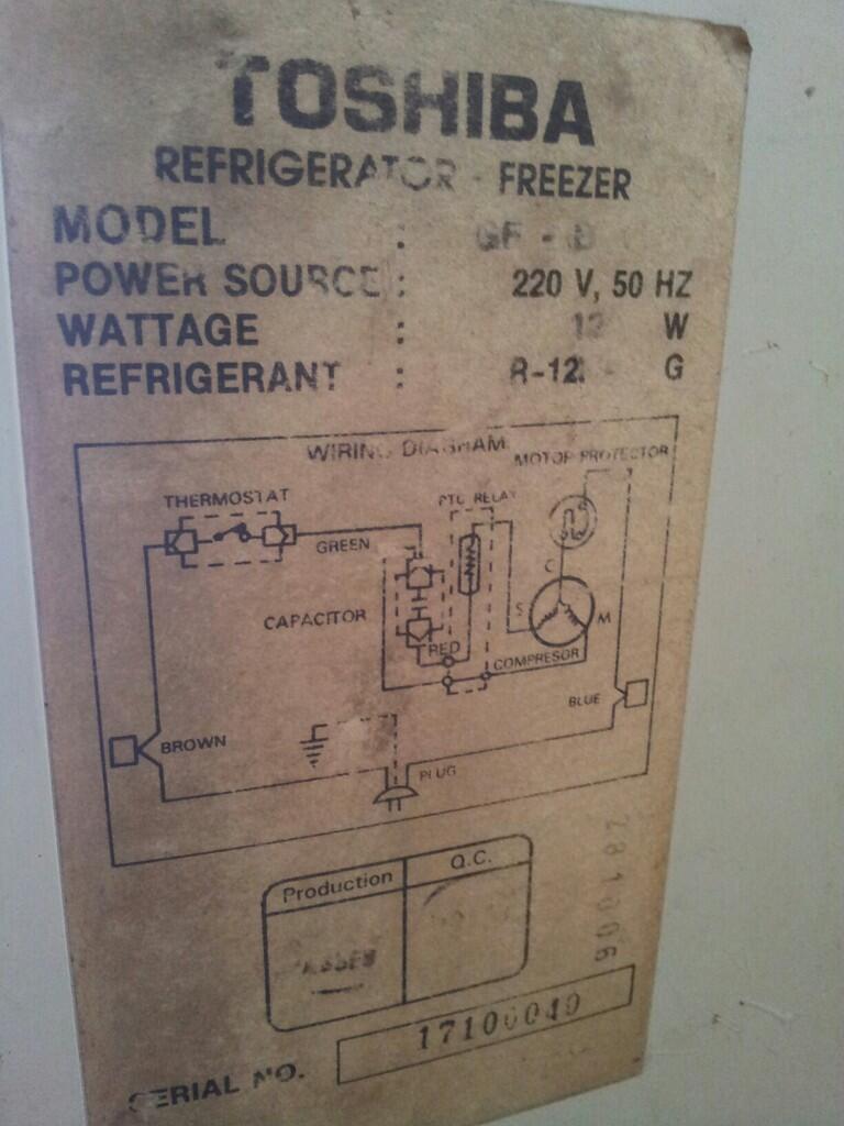Dijual Cept Freezer Toshiba