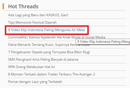 &#91;MEWEK GAN :( &#93; 8 Video Klip Indonesia Paling Menguras Air Mata