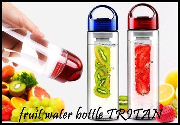 Tritan Bottle BPA FREE with Fruit, sehat, cocok untuk dibawa piknik atau berolahraga