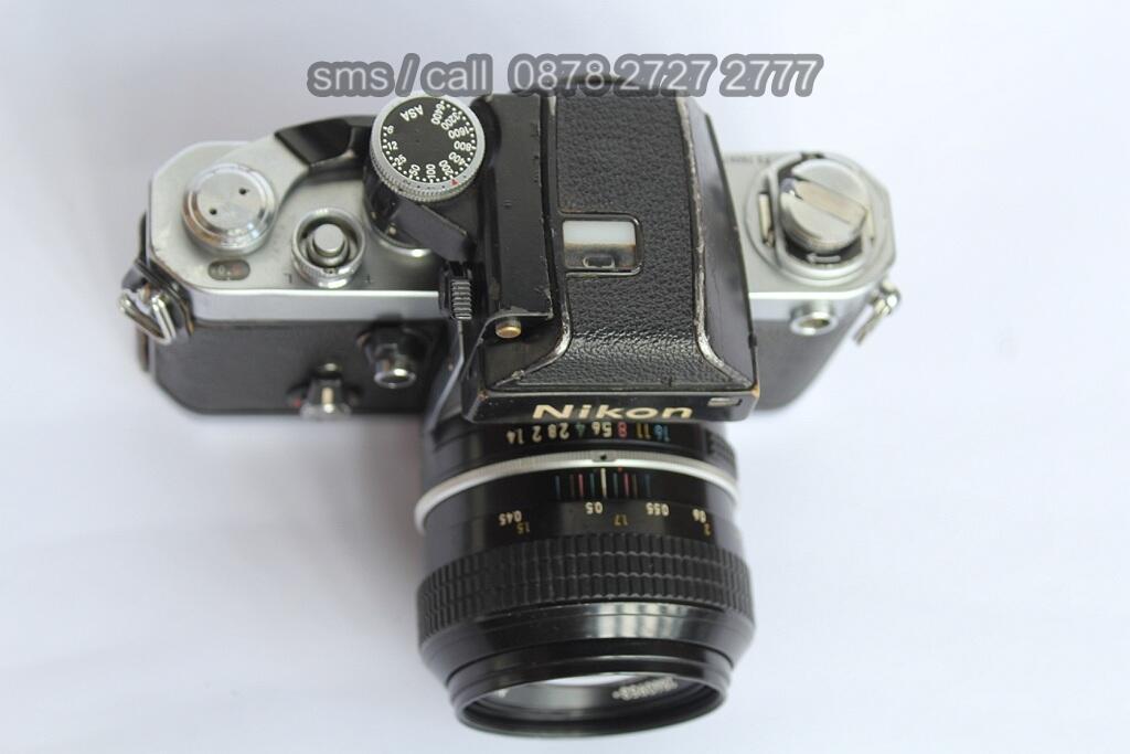 Terjual jual kamera analog nikon f2 + lensa manual nikkor 