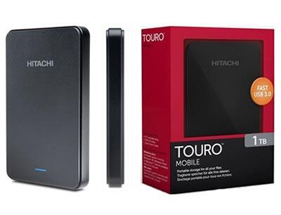 HDD 1TB USB 3.0 External Harddisk HITACHI TOURO di Jamin Termurah Garansi 3 Tahun