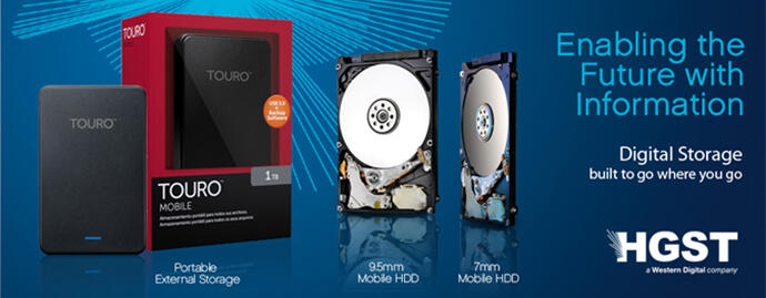 HDD 1TB USB 3.0 External Harddisk HITACHI TOURO di Jamin Termurah Garansi 3 Tahun