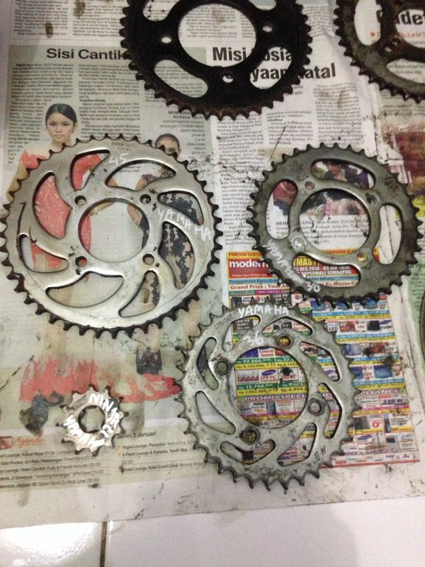Ready Aneka part Yamaha Touch, 4xc , Thailand CBU, 2nd and new