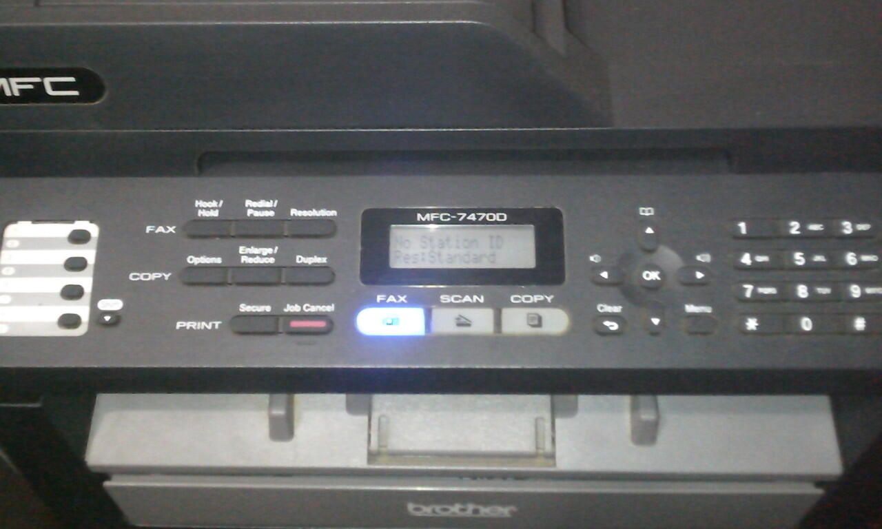 Printer Brother(print,scan,copy,fax,pc Fax) Mfc 7470d