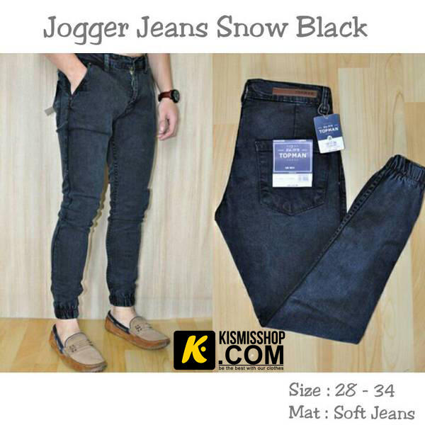 Jogger Jeans Snow Black " TOPMAN"