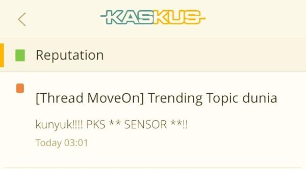 &#91;Thread MoveOn&#93; Trending Topic dunia