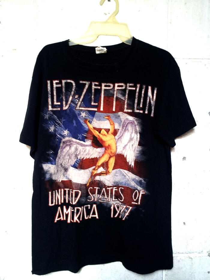 T-shirt / Kaos Merch Band Black Flag, Led Zeppelin, QOTSA Original Rare FREE ONGKIR