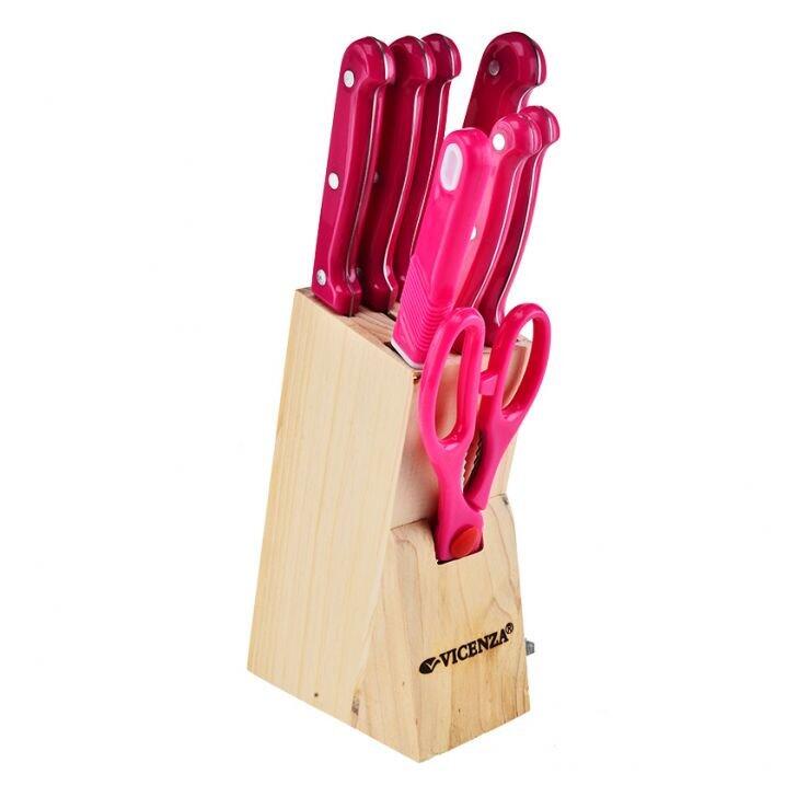 Vicenza Pisau Set - 10 Buah - Stainless Steel