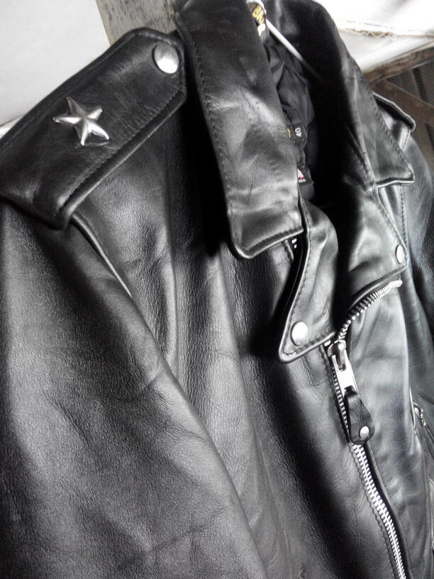 JAKET KULIT|LEATHER JACKET SCHOTT 613 ONE STAR|CAFE RACER|ROCKER|BIKERS MULUSSS