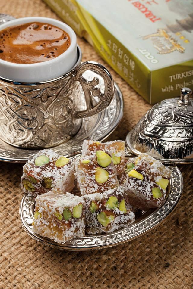 Kue Candy Terjual Turkish Delight rasa Pistachio Hazelnut Almond 