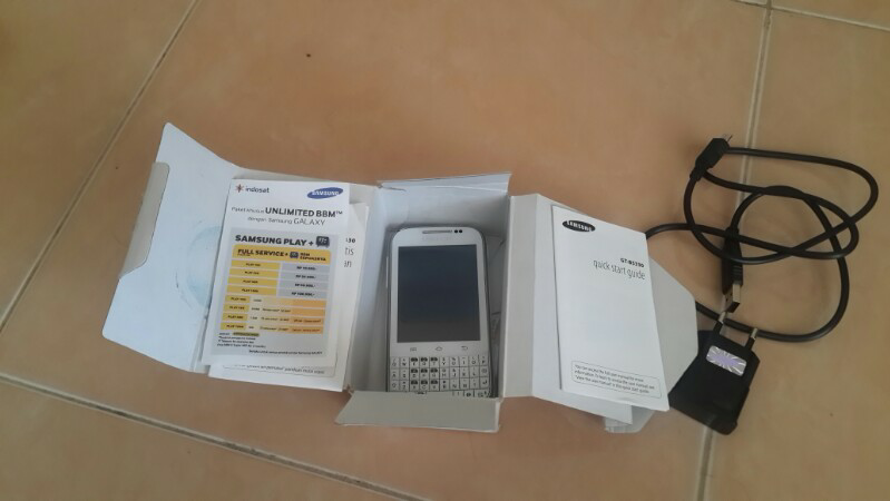 Samsung Galaxy Chat white mulus fullset MALANG