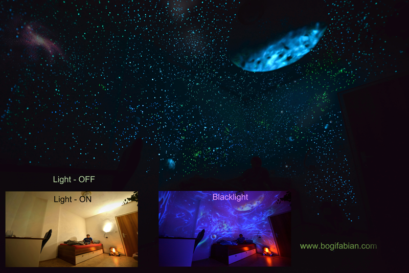 Begini kerennya mural glow in the dark buatan seniman Hungaria