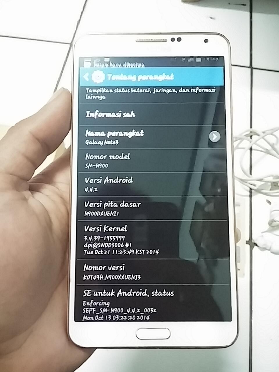 samsung galaxy note3 rose gold white mulus garansi panjang
