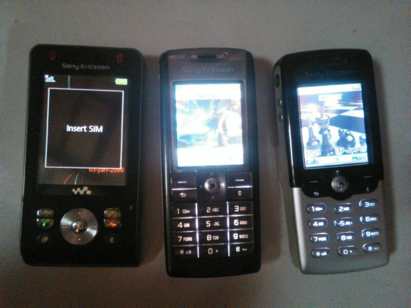 hp jadul sony ericsson w910 - T610 - T612 murah seadanya