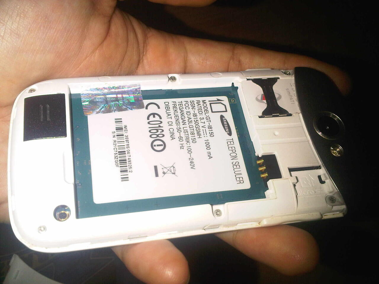 Samsung Galaxy W (wonder) White Gt-i8150