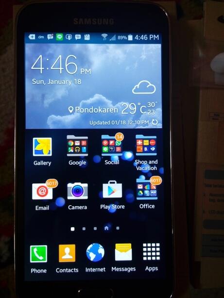 Dijual Samsung Galaxy S5 Rose Gold Pembelian Oktober 2014