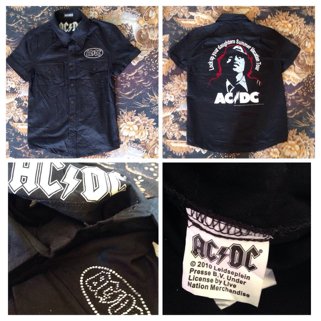 Sale ( ACDC workshirt @2010, ROLLING STONES @2002 )