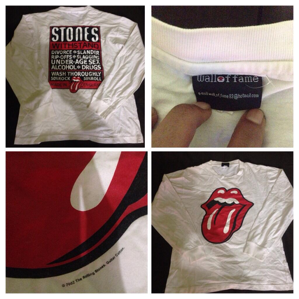 Sale ( ACDC workshirt @2010, ROLLING STONES @2002 )