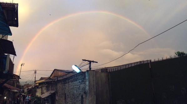 Keindahan Langit menjelang malam 