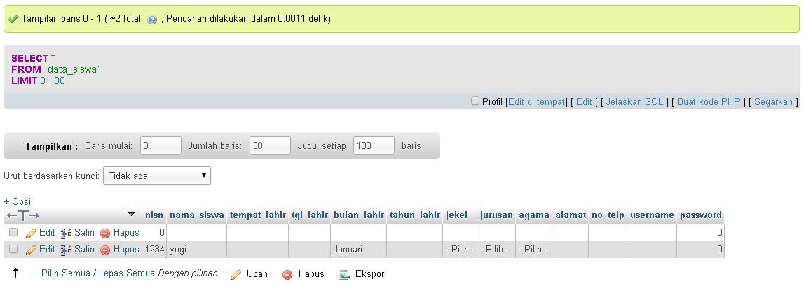 &#91;HELP&#93; Duplikat Entri