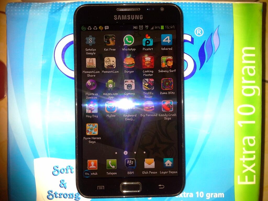 galaxy note 1 n 7000 hitam eks SEIN