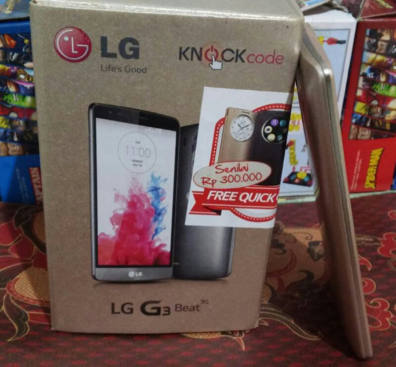 LG G3 BEAT BLACK GOLD LENGKAP