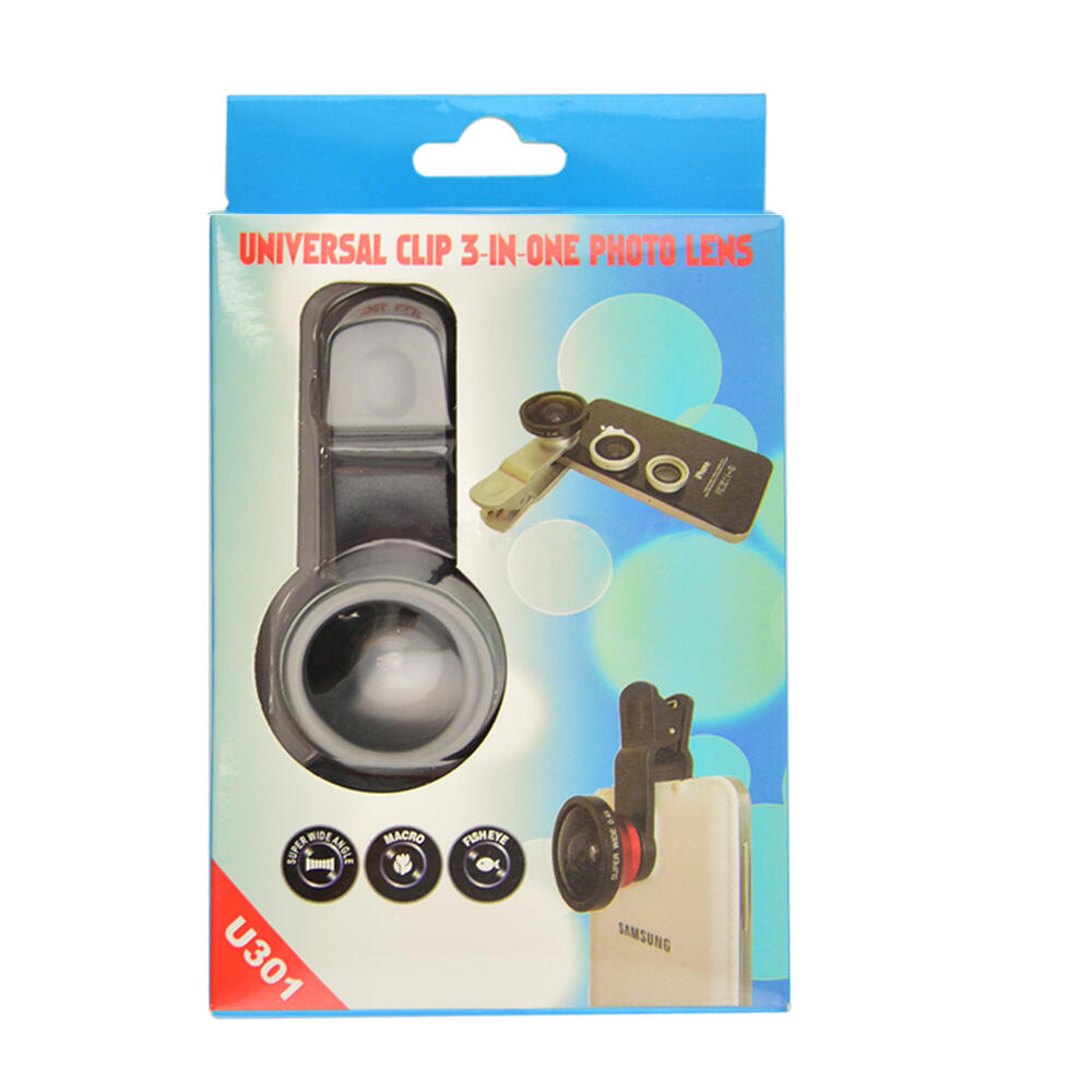 Lensa Handphone Smartphone Phablet Universal Clip 3 in 1 Photo Lens Keren Ngk Pasaran