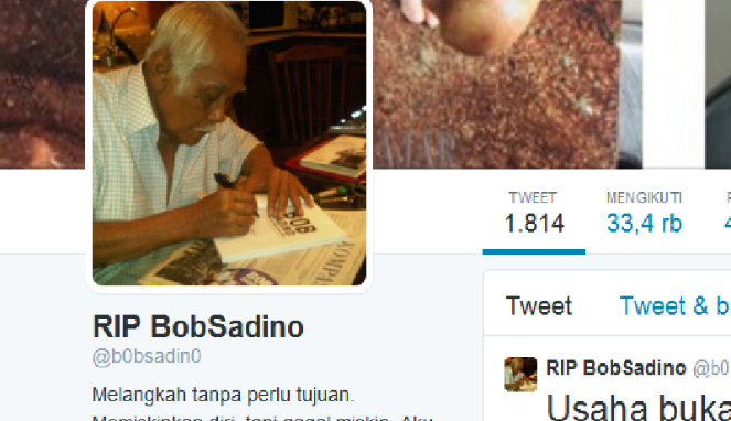 Om Bob Sadino Meninggal...Innalillahi..... :(