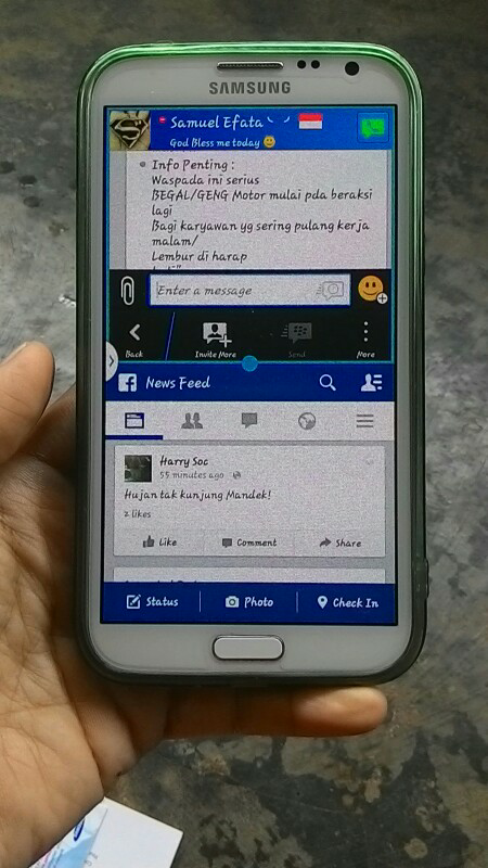 Samsung Galaxy Note 2 N7100 white