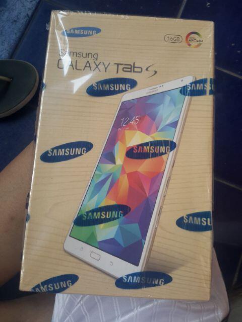 samsung galaxy tab s sm-t705 white gold mulus garansi panjang