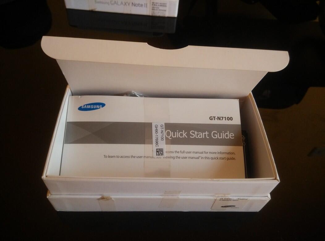 Galaxy Note II Grey from Verizon Fullset