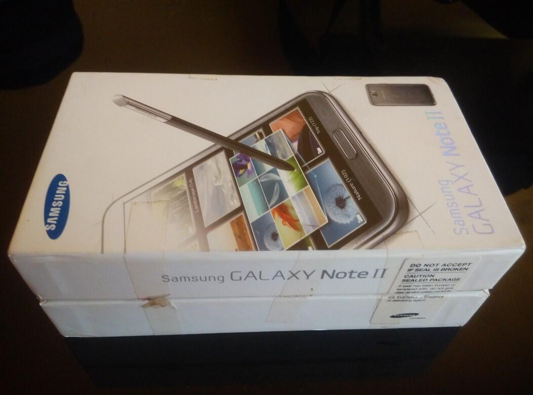 Galaxy Note II Grey from Verizon Fullset
